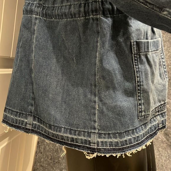 J Jill DENIM WOMENS Large Petite Button Up 100% Cotton Slip On Jean Jackets - Picture 5 of 16